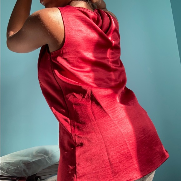 XS Dark Red Elegant top, Simply Vera - Picture 5 of 10